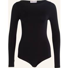 Falke Dam Body Fine Cotton - Svart