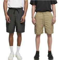 Urban Classics UC Men UC Nylon Cargo Shorts - Black