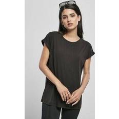 5XL - Donna Magliette Urban Classics Modal Extended Shoulder Tee - Rose