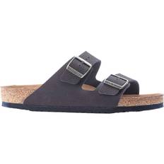 Birkenstock Arizona Birko Flor Men's Desert Dust Indigo Blue