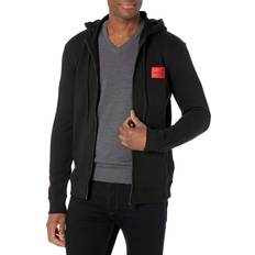 HUGO BOSS Men Sweaters HUGO BOSS Boss mens Casual,hoodie Hooded Sweatshirt, Raven Black