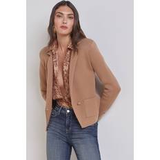 Acrylic Blazers L'agence Sofia Knit Blazer