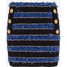 Silke/Siden Kjolar Balmain Randig Tweedkjol - Multicolor