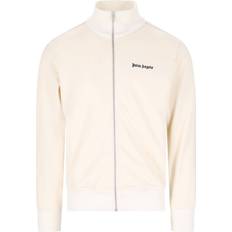 Palm Angels Buitenkleding Palm Angels Off-White Embroidered Track Jacket BUTTER BLACK