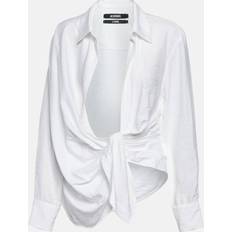 Viscose - Vrouw Overhemden Jacquemus Bahia Draped Blouse - La Chemise