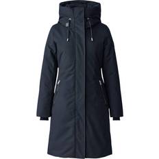 Polyamide - Women Jackets Mackage Shiloh 2-in-1 Fitted Down Coat - Black