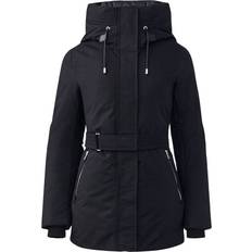 Mackage Jeni Leather-Trim Down Parka black