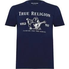 True Religion Buddha Logo Tee - Navy/Silver