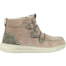 Mujer - Rosa Botas de Encaje Hey Dude Eloise Suede - Rose