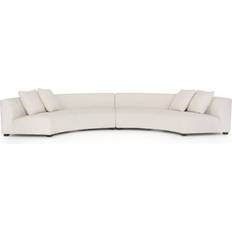 Black - White Sofas Four Hands Belmount Ivory Sofa 176" 2 5 Seater