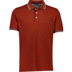 Bison Polotrøjer Bison Comfort Fit Poloshirt Plus Size - Red/Dust Red