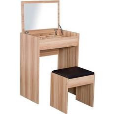 Wood Dressing Tables Homcom Multi-Purpose Dressing Table 40.2x60.2cm 2pcs