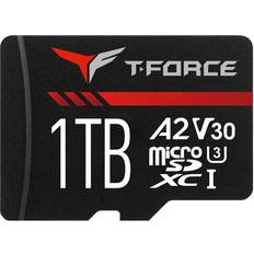 1 TB Memory Cards & USB Flash Drives TeamGroup T-FORCE Gaming MicroSDXC Class 10 UHS-I U3 V30 A2 100/90MB/s 1TB