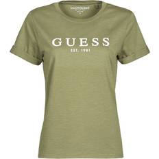 Guess T-paidat Guess 1981 Logo T-shirt - Army Sage