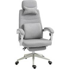 Casters Furniture Vinsetto 360 Degrees Grey Office Chair 127cm