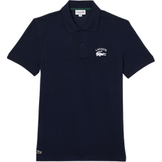 Lacoste Men's Mini Piqué Polo Shirt - Navy Blue