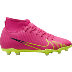 Nike Football Shoes Nike Jr. Mercurial Superfly 9 Club MG - Pink Blast/Gridiron/Volt