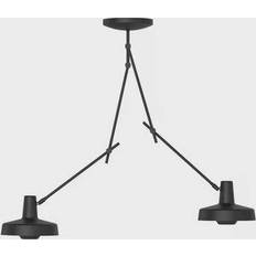 Arigato loftlampe dobbelt Grupa Products Arigato Black Pendel ∅ 22cm