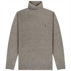 Polo Ralph Lauren Ribbed LS Pullover - Grey Heather