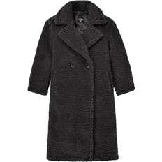 3XL Coats UGG Gertrude Long Teddy Coat - Ink Black