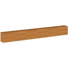Vasi, Piante e Coltivazione vidaXL Fioriera Rialzata Da Giardino 578x50x69 cm In Acciaio Corten