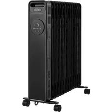 Radiateurs à Huile Oceanic Radiateur Electrique Bain D'huile 2500W 3 Puissances Noir