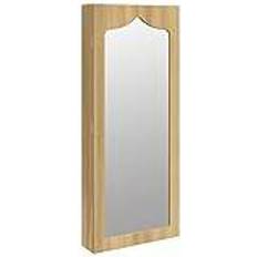 Bathroom Mirror Cabinets vidaXL Schmuckschrank mit Spiegel 37,5 x 10 x 90 cm