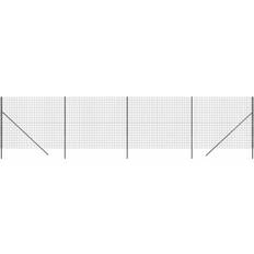 Grå Svejsede hegn vidaXL Trådhegn 1,6x10 m galvaniseret antracitgrå