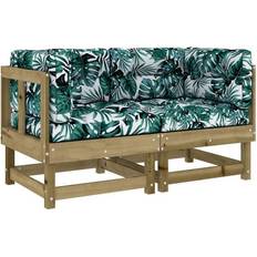 vidaXL Hjørnemoduler 2 Modulsofa