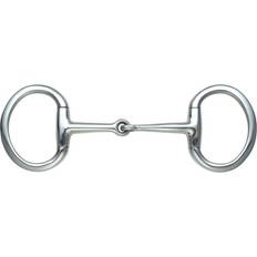 Shires Flat Ring Jointed Eggbutt Snaffle Bit