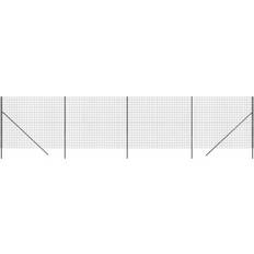 Grå Svejsede hegn vidaXL Trådhegn 2x10 m galvaniseret antracitgrå