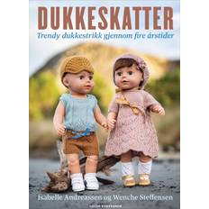Håndarbeidsmønster Dukkeskatter Trendy Dukkestrikk Gjennom Fire Årstider