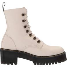 Platform Lace Boots Dr. Martens Leona - Bone Temperley