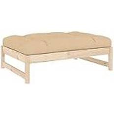 Holz Hocker vidaXL Garden Footstool