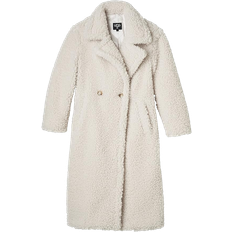 3XL - Women Coats UGG Gertrude Long Teddy Coat - Winter White