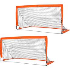 Homcom Football Goal Folding Outdoor With All Weather Net 183x90cm