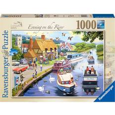 Jigsaw Puzzles Ravensburger Leisure Days 1000pc Jigsaw Evening On The River