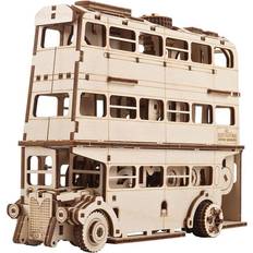 Puuta 3D-palapelit Ugears Knight Bus Wooden Kit