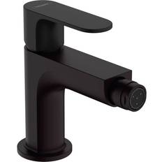 Black Bidet Taps Hansgrohe Rebris S Pop Up Matt black