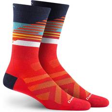 Herr - Röda - Träningsplagg Strumpor Darn Tough Men's Lillehammer Nordic Boot Lightweight Ski & Snowboard Sock, XL, Red