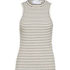 A righe Canottiere Selected Striped Tank Top