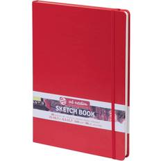 Rojo Papeles Talens Art Creations Sketchbook Red A4 140g 80 sheets