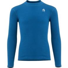 Aclima Kids WarmWool Shirt Crew Neck - Blå