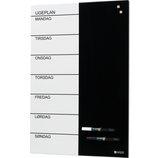 Naga Magnetisk Stål Ugetavle 60x40cm