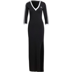 Long Dresses - Slim Adidas Adicolor Classics 3-Stripes Maxi Dress - Black