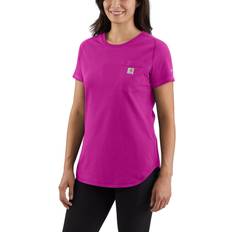 Carhartt Dam T-shirts Carhartt Force T-shirt dam, Magenta Agate