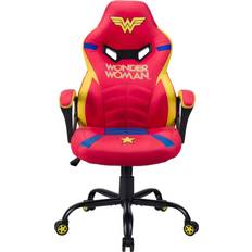 Subsonic Wonder Woman Officially Licensed Junior Gaming Chair Red Yellow