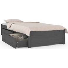 vidaXL Bed Frame With Drawer