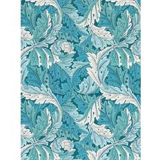 William Morris Non woven tapeter William Morris Acanthus Teal W0175/04