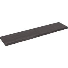 Gris Estanterías de Pared vidaXL Estante Madera Roble Tratada 180x40x (2-6)cm Estantería de Pared